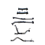 Manta | 2.5″ Turbo Back without Cats with Rear Muffler Dump Tip | Toyota Landcruiser VDJ200 4.5L V8 Diesel Wagon 2015–2021