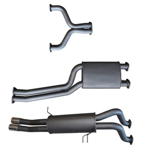 Manta | Twin 2.5″ Cat Back Exhaust System with Muffler/Muffler | Ford Falcon FG V8, FPV GS Ute 2008–2014
