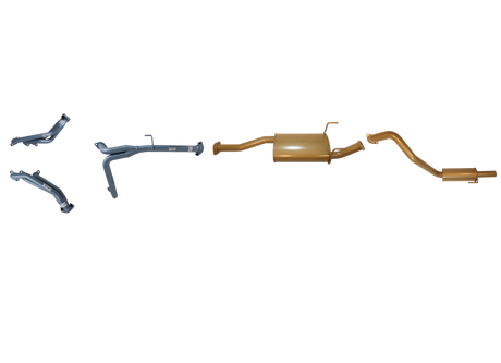 Pacemaker King Brown | 2.5" Exhaust & Headers Kit | Toyota Prado 95 Series 3.4L V6 Petrol 1996-2003 | KB12205-HXMR