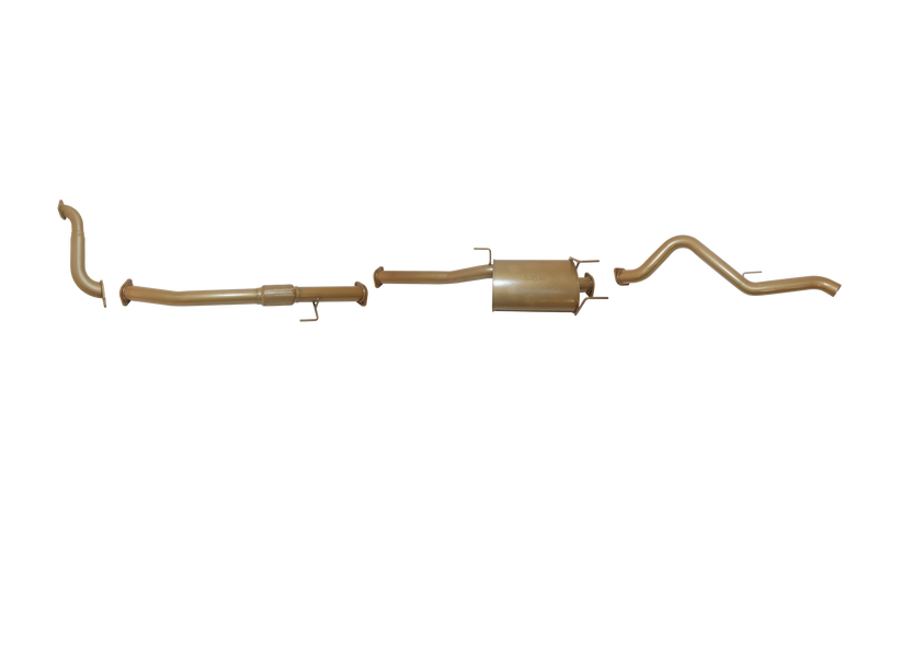 Pacemaker King Brown | Single 3" Turbo Back Exhaust with Muffler | Holden Colorado 7 Wagon 2.8L TD 2012-2016 | KB5210-XXMX