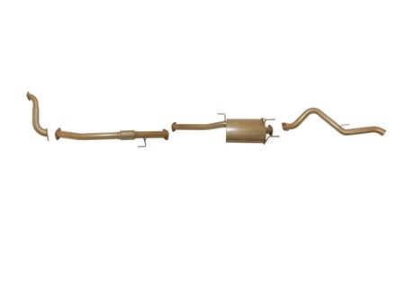 Pacemaker King Brown | Single 3" Turbo Back Exhaust with Muffler | Holden Colorado 7 Wagon 2.8L TD 2012-2016 | KB5210-XXMX
