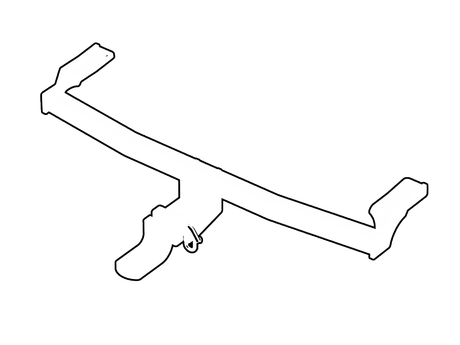 TAG - Heavy Duty Towbar Suited For - Ford Falcon Ute AU, BA, BF, FG - 8' & 7'6"…