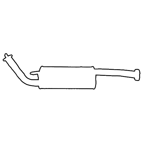 Kia Seltos 2.0L FWD G4NH SUV Rear Muffler (09/2019-08/2022)