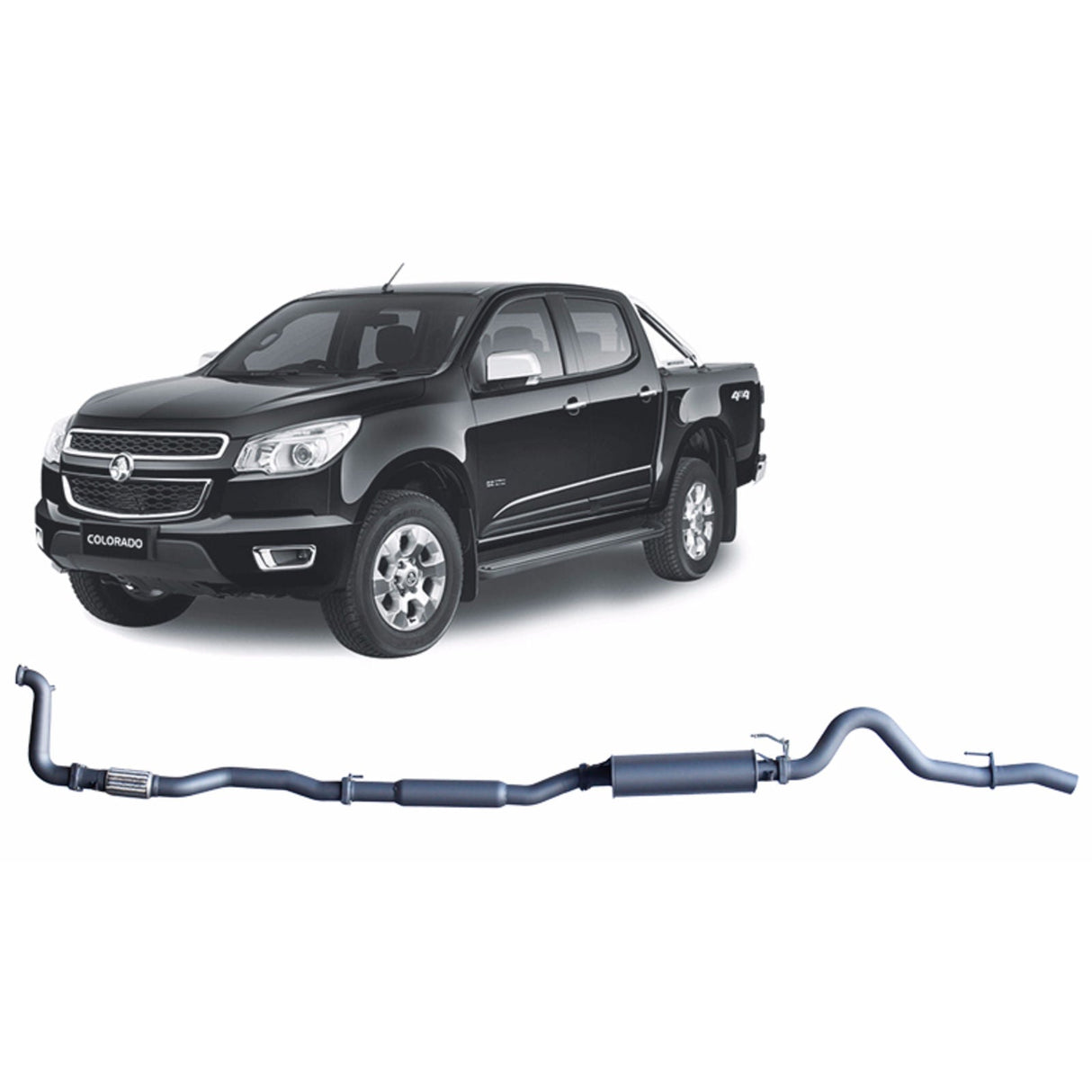 Redback Extreme Duty Exhaust for Holden Colorado RG 2.8L (06/2012 - 08/2016)