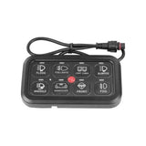 Hulk 4X4 - 8 WAY SWTCH PANEL 60 amp 9-30V 64 COLOUR ILLUM RGB WITH APP &