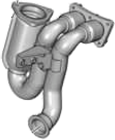 Redback Enviro Catalytic Converter - Citroen C5 D6 (2001 - 2004) Hatchback (3.0L) & Peugeot 4… (Manifold CAT)