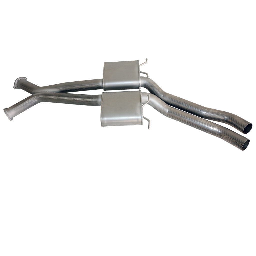 ESA - Holden Commodore VT VX VY VZ V8 Sedan Twin 3" Front Exhaust with Muffler
