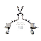 ESA | Stainless Steel Twin 3" Catback Exhaust 4" Polished Tips | Jeep Grand Cherokee SRT 6.4L | ST401-404CT-SS