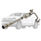 ESA | 3" Twin Stainless Catback Exhaust | Chevrolet Silverado 1500 LTZ Crew Cab Ute | ST700-705SS