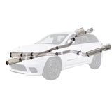 ESA | Stainless Steel Twin 3" Catback Exhaust 4" Polished Tips | Jeep Grand Cherokee SRT 6.4L | ST401-404CT-SS