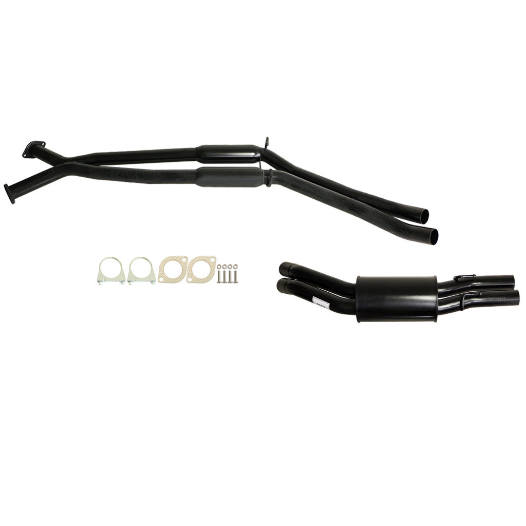 ESA | Twin 2.5" Catback Exhaust Front Hotdog Rear Muffler | Holden Commodore VT VX VY VZ V8 & VZ V6 Ute Wagon | ST133HD-134