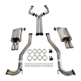 ESA | 3" Twin Stainless Catback Exhaust | Holden Commodore VE VF Sedan & Wagon | ST181-184XA-3XPS