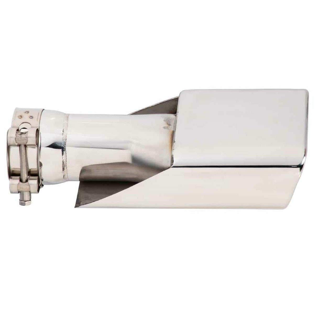 Exhaust Tip - 2.25 Inch Inlet to suit XA XB Ford Falcon (Rolled Edge - Angle Cut - 304 Stainless Steel)