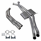 ESA - Holden Commodore VT-VZ V6 & V8 Ute Wagon Twin 3" Kit - Inc X-Pipe, Everflo Mufflers & Tailpipe