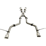 ESA | Stainless Steel Twin 3" Pipe Only Catback Exhaust 4" Polished Tips | Jeep Grand Cherokee SRT 6.4L | ST401-404PO-CT-SS