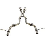 ESA | Stainless Steel Twin 3" Pipe Only Catback Exhaust OE Tip Option | Jeep Grand Cherokee SRT 6.4L | ST401-405POSS