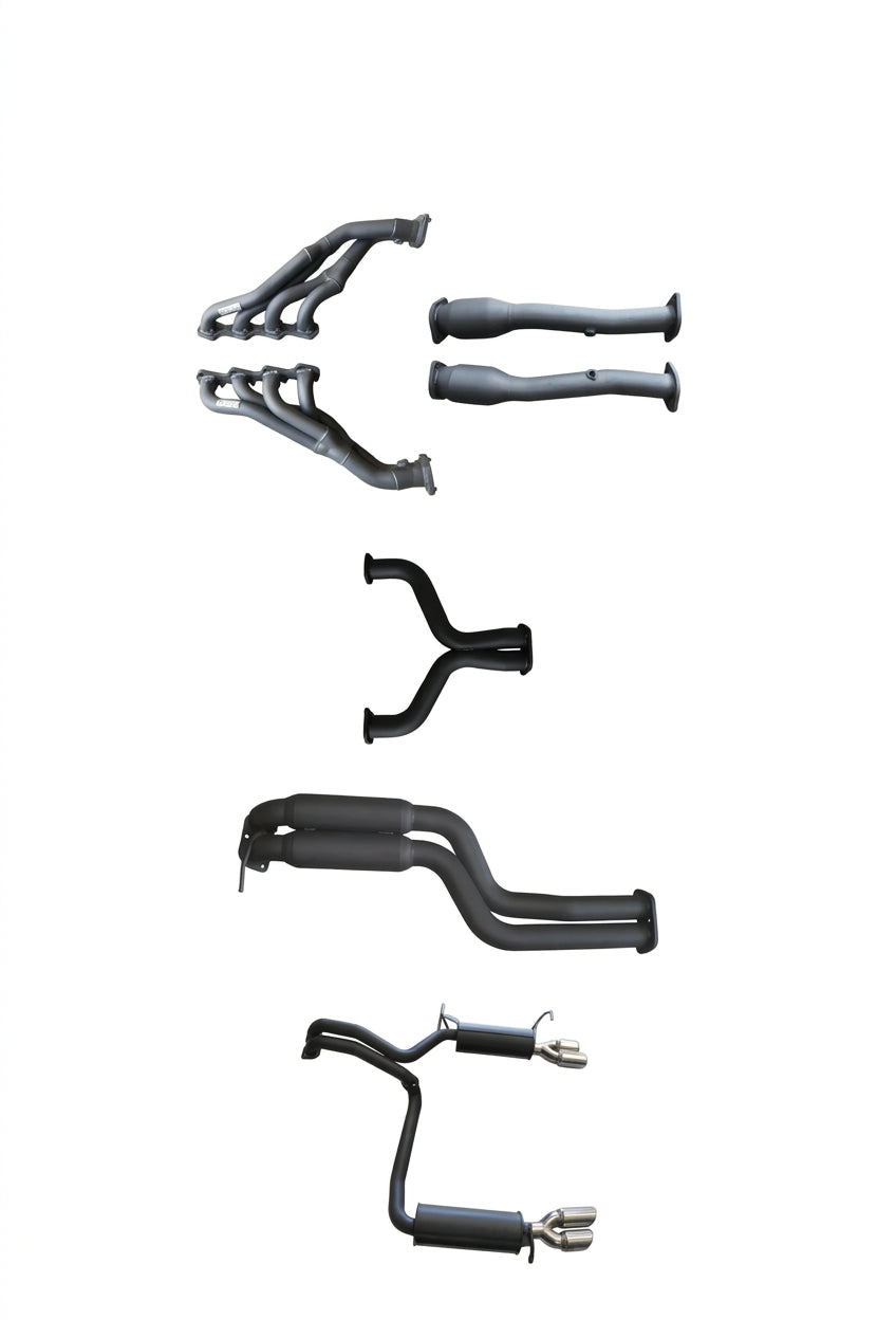 Manta | Twin 2.5″ Full Exhaust System with Extractors Hotdog Muffler | FPV GT GT-P Force 8 5.4L V8 Sedan 2005–2008