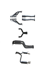 Manta | Twin 2.5″ Full Exhaust System with Extractors Hotdog Muffler | FPV GT GT-P Force 8 5.4L V8 Sedan 2005–2008