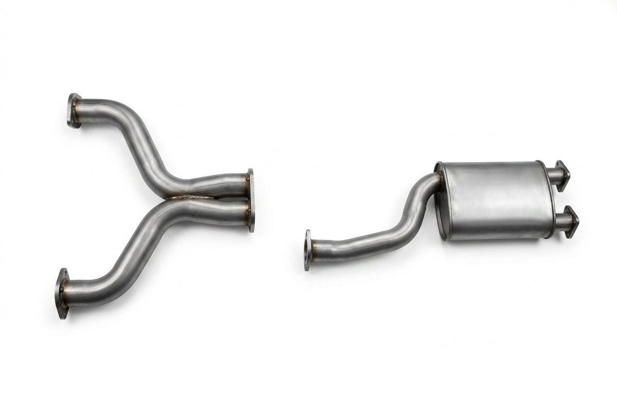 Manta | Twin 2.5″ Cat Back Exhaust System with Muffler/Hotdog | Ford Falcon FG V8, FPV GS Ute 2008–2014