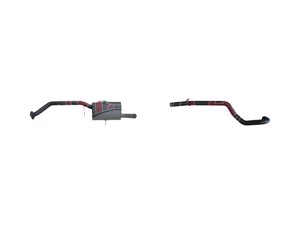 Manta | Single 2.5″ Cat Back Exhaust System | Holden Commodore VG VP VR VS V6 V8 Ute Wagon 1990–2000