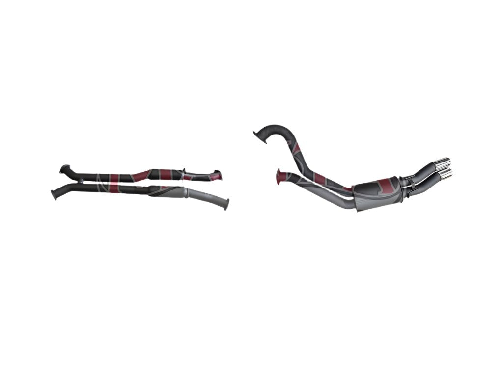 Manta | Twin 3″ Cat Back Exhaust System PH/Muffler | Holden Statesman Caprice WK WL 5.7L V8 LWB Sedan 2003–2006