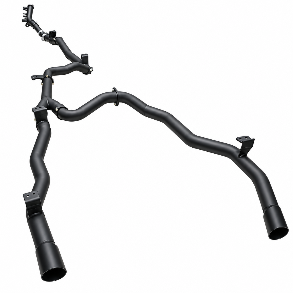 Manta 3in Dual Turbo Back Exhaust Toyota Landcruiser GDJ79 - MKTY0409