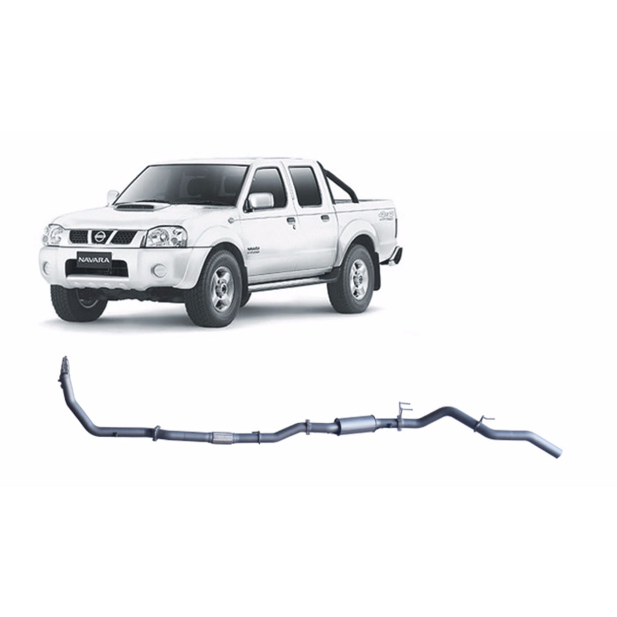 Redback Extreme Duty - Nissan Navara D22 (2001 - 2006) 3.0L Performance Exhaust