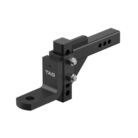 TAG | Adjustable Heavy Duty Tow Ball Mount 90° Face | Universal 50mm Square Hitch 174mm Drop | UNTTBM000