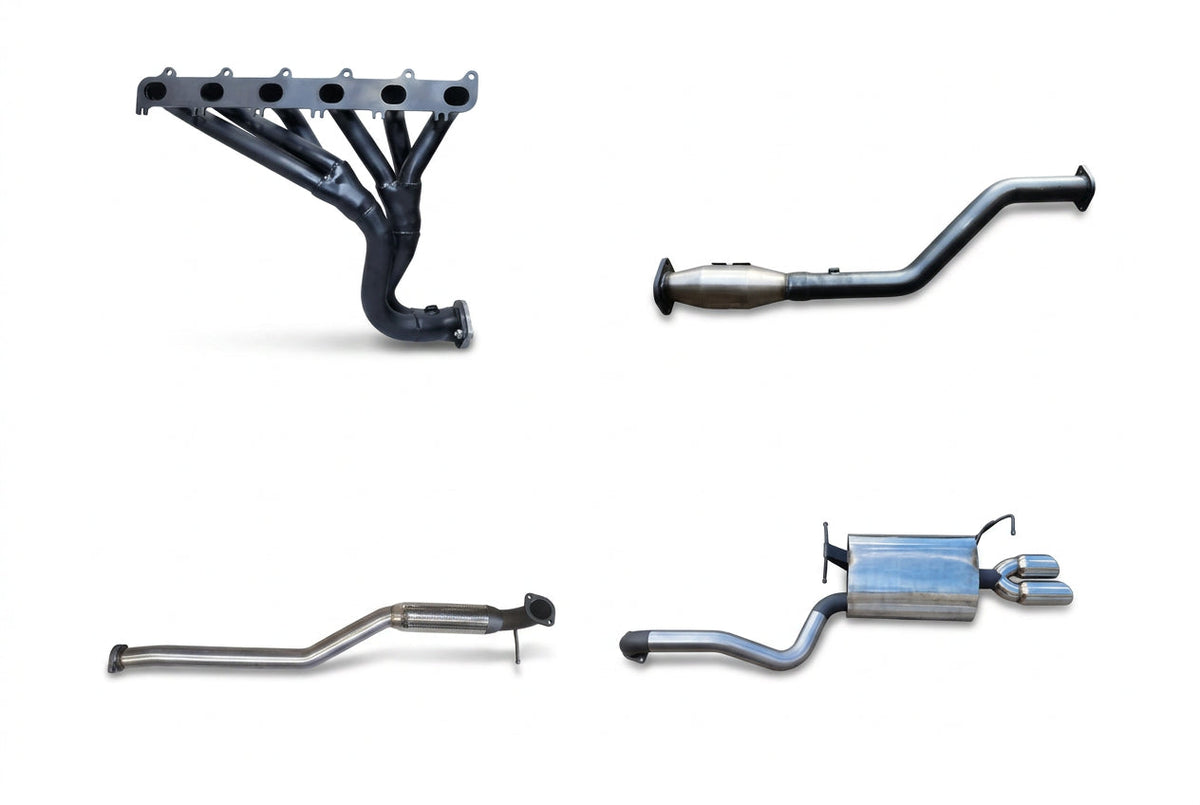 Manta | 2.5″ Full Exhaust System with Hotdog & Muffler | Ford Falcon FG 4.0L 6 Cylinder Sedan 2008–2016