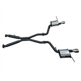 Manta - Jeep Grand Cherokee WK2 SRT 6.4L V8 - Twin 3" Cat Back Exhaust System with Chrome Tips - Hotdog/Muffler