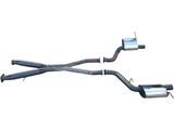 Manta - Jeep Grand Cherokee 2012+ WK2 5.7L - 3" Twin Stainless Cat Back Exhaust System with Chrome Tips - Hotdog/Muffler