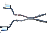 Manta - Jeep Grand Cherokee 2012+ WK2 5.7L - 3" Twin Stainless Cat Back Exhaust System with Chrome Tips - Hotdog/Muffler