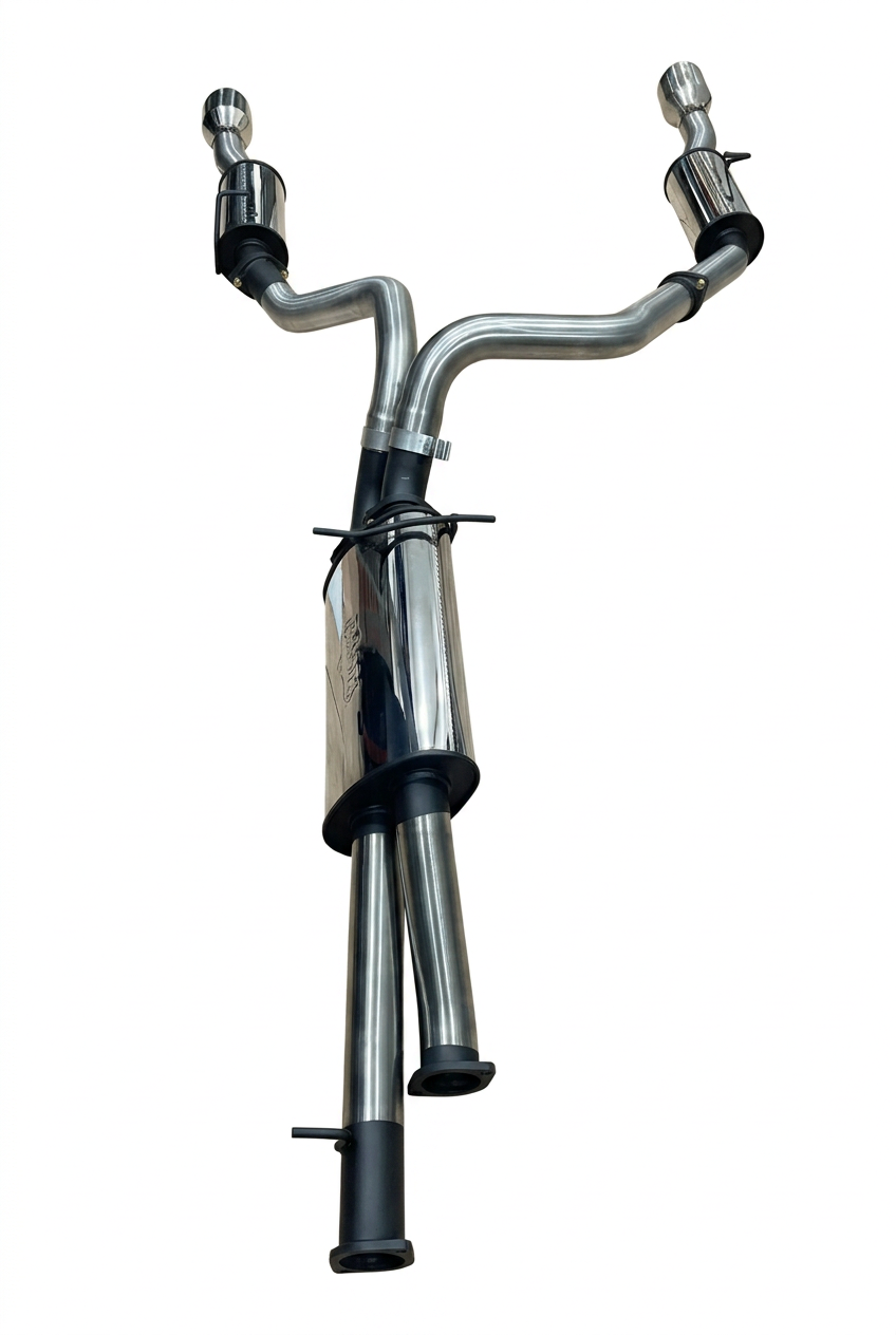 Manta RAM 1500 DT Series 3 0L Hurricane HO Dual Cat Back Exhaust - SSMKRA0027