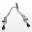 Manta Stainless Steel Exhaust Centre Rear Mufflers 5in Black Tips RAM 1500 HO - SSMKRA0028
