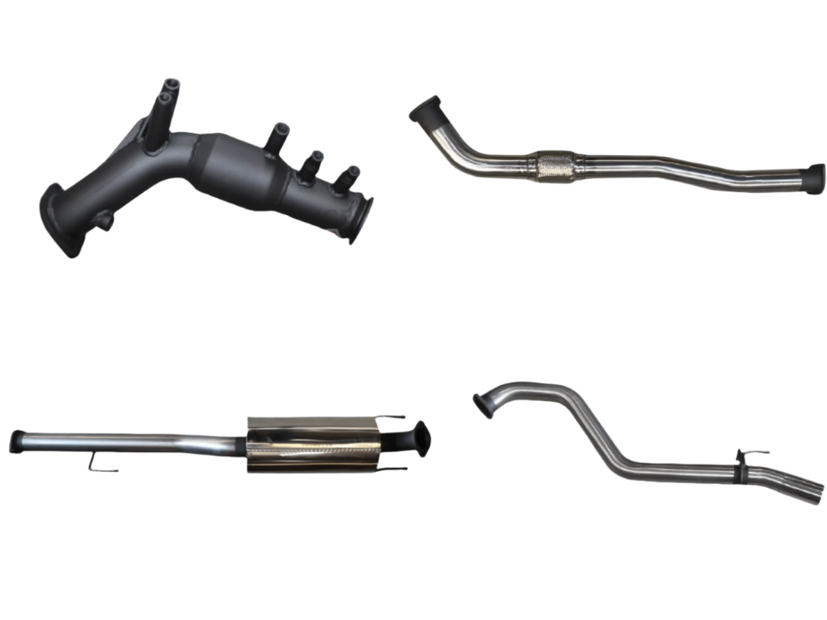 Manta - Toyota Hilux GUN125R 2.4L Turbo Back 3in Muffler With Cat