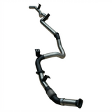 Manta 3in Stainless Steel DPF Back Exhaust System Toyota Landcruiser GDJ76 Wagon 2.8L TD No Muffler Medium (2023-2026) - SSMKTY0413