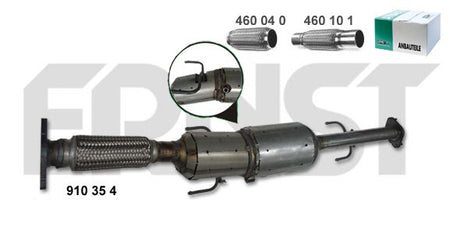 Diesel Particulate Filter - Nissan Juke (Ernst)