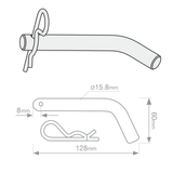 TAG | Tow Ball Mount & Direct Fit Wiring Kit | Toyota Hilux N80 SR5 2015–On | T_L4045-K201