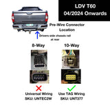 TAG | Extreme Recovery Towbar & Wiring Kit | LDV T60 T60 Max Styleside 2024–ON | TXR868-K202
