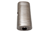 XForce | Universal East-West Muffler 2.25" Inlet Dual 2" Outlets | Brushed 409 Stainless | VX9E4-202252