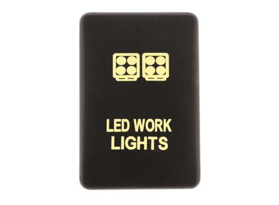 Hulk 4X4 - SWITCH PUSH BUTTON ON / OFF OE RPL 12V WORK LIGHT AMBER